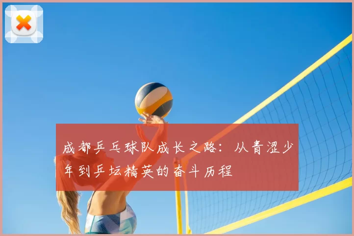 成都乒乓球队成长之路：从青涩少年到乒坛精英的奋斗历程