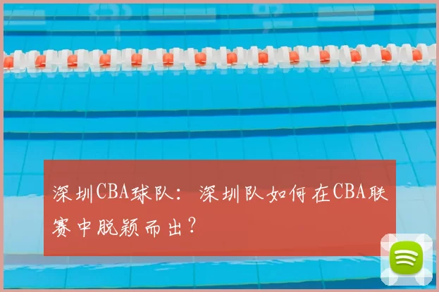 深圳CBA球队：深圳队如何在CBA联赛中脱颖而出？