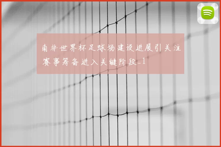 南非世界杯足球场建设进展引关注 赛事筹备进入关键阶段_1